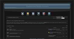 Desktop Screenshot of forums.crystalone.net