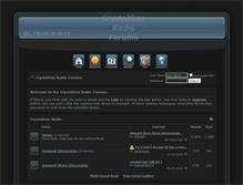 Tablet Screenshot of forums.crystalone.net